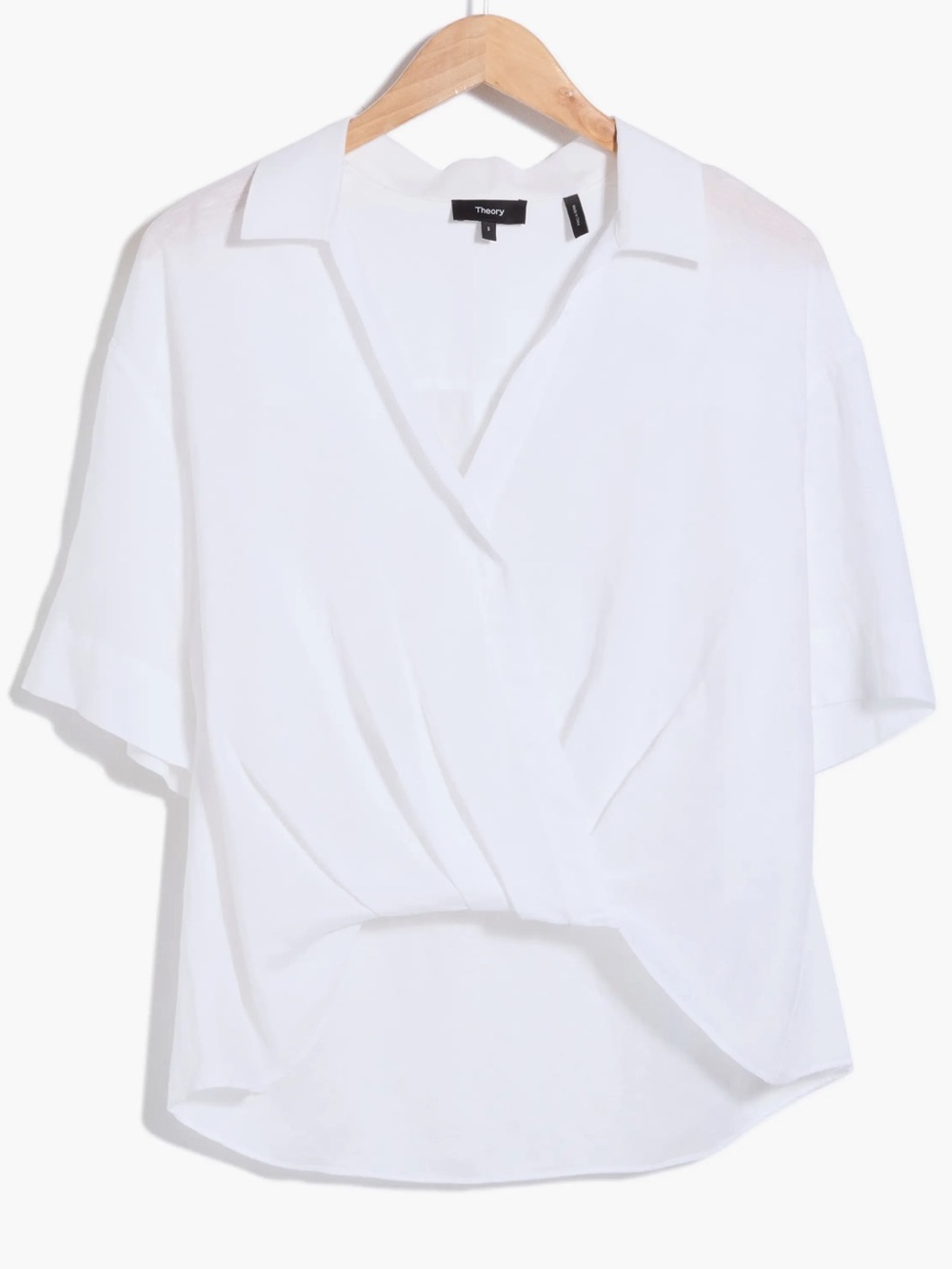 Theory Twist High-Low Top
